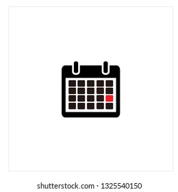 Calendar Icon Logo Vector