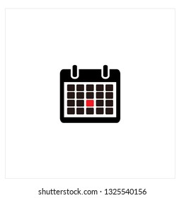 Calendar Icon Logo Vector