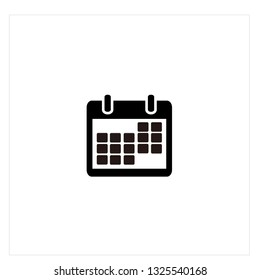 Calendar Icon Logo Vector