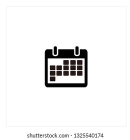 Calendar Icon Logo Vector