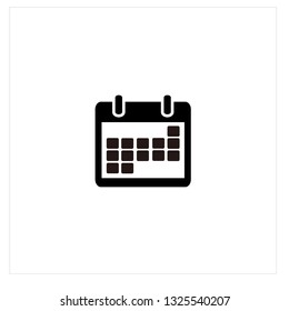 Calendar Icon Logo Vector
