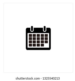 Calendar Icon Logo Vector