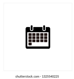 Calendar Icon Logo Vector