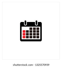 Calendar Icon Logo Vector