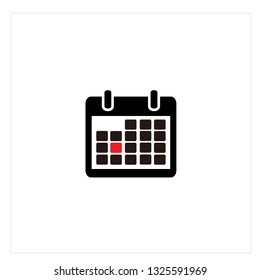 Calendar Icon Logo Vector