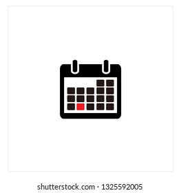 Calendar Icon Logo Vector