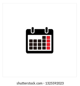 Calendar Icon Logo Vector