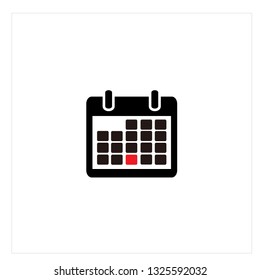 Calendar Icon Logo Vector