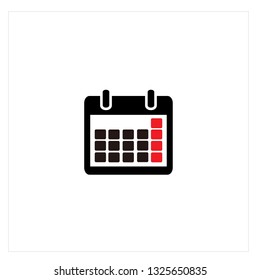 Calendar Icon Logo Vector