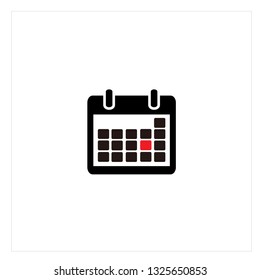 Calendar Icon Logo Vector