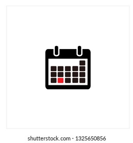 Calendar Icon Logo Vector