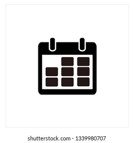 Calendar Icon Logo Vector