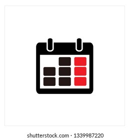 Calendar Icon Logo Vector