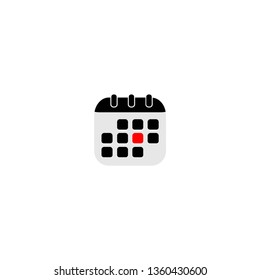 calendar icon logo vector