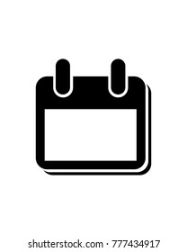 calendar icon, logo, vector