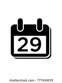 calendar icon, logo, vector