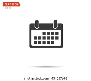 Calendar Icon, logo vector illustration
