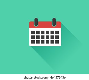 Calendar Icon, logo Vector illustration