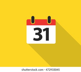 Calendar Icon, logo Vector illustration