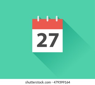 Calendar Icon, logo Vector illustration