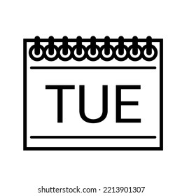 calendar icon. name of the day.