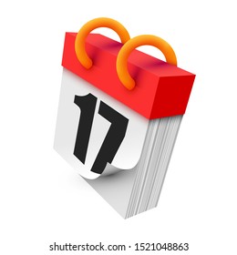 Calendar icon on bright background. Mark the date, holiday, important day concepts. Vector illustration.