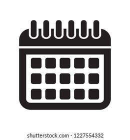 Calendar Icon. Calendar on the wall. Vector illustration.