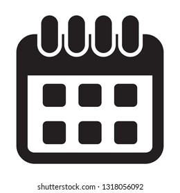 Calendar Icon. Calendar on the wall. Vector illustration.