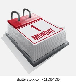 Calendar  icon on a white background