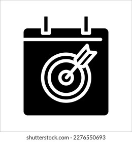 calendar icon on white background