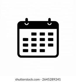 Calendar icon on white background. vector design. EPS 10
