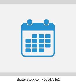 Calendar icon. One of set web icons
