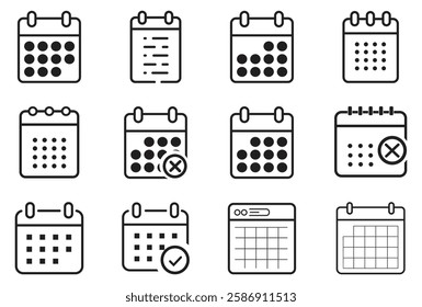 Calendar Icon, Calendar, Calendar Outline, Calendar Outline Icon, Outline