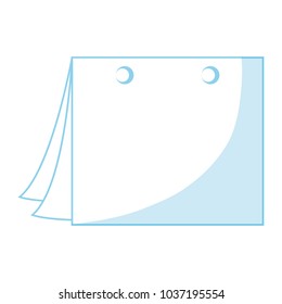 calendar icon over white background vector illustration