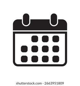 Ícone Calendário. Planejador - ícone de vetor.