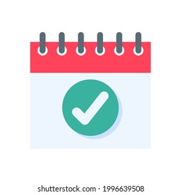 Calendar icon. A red calendar for reminders of appointments and important festivals in the year.
