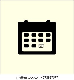 Calendar icon, reminder of day  vector illustration