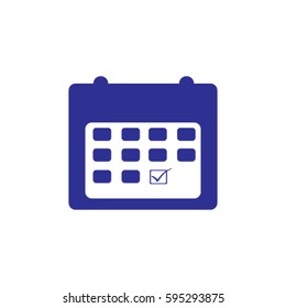 Calendar icon, reminder of day  vector illustration