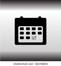 Calendar icon, reminder of day  vector illustration