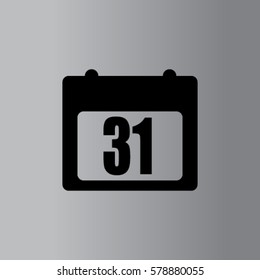Calendar icon, reminder vector illustration
