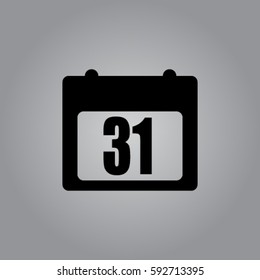 Calendar icon, reminder vector illustration