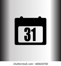 Calendar icon, reminder vector illustration
