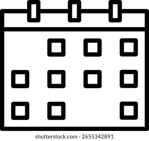 Kalendersymbol: Planungs-, Termin- und Planungssymbol