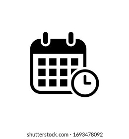 Calendar icon. schedule, date icon vector illustration
