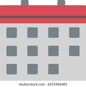 Calendar Icon for Schedule and Planning