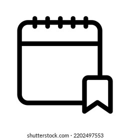 Icono de calendario. signo de programación. símbolo de fecha. ilustración vectorial
