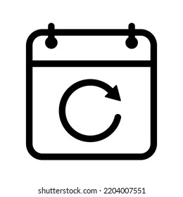 Calendar icon. schedule sign. date symbol. vector illustration