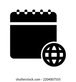 Calendar icon. schedule sign. date symbol. vector illustration