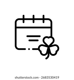 Icono de calendario para programar y planificar temas