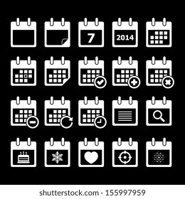 Calendar Icon set